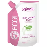 Saforelle Solution Soin Lavant Doux Eco-recharge/400ml à MONDONVILLE