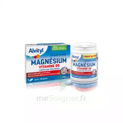 Alvityl Magnésium Vitamine B6 Libération Prolongée Comprimés Lp B/45 à MONDONVILLE